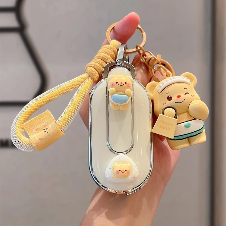 适用五菱宏光miniev钥匙套女晴空迷你马卡龙汽车内装饰用品可爱壳