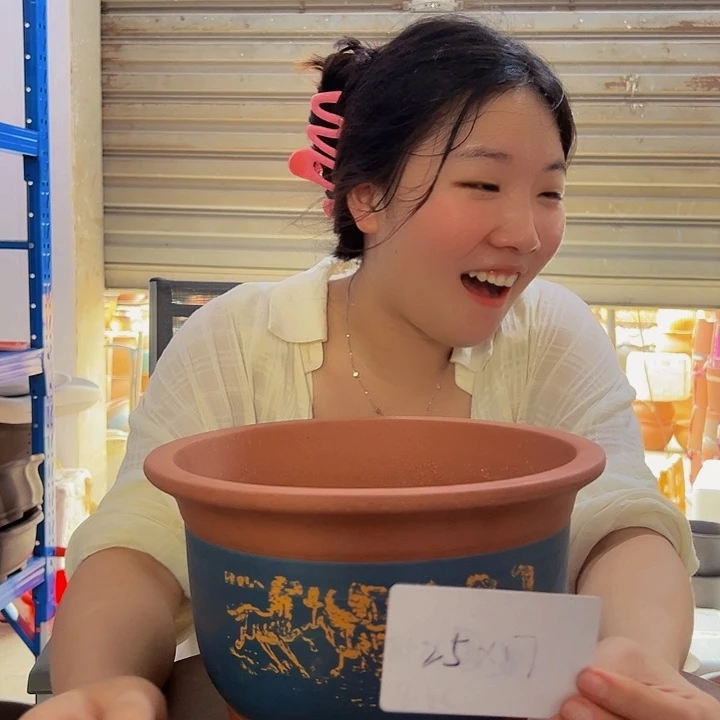 红陶20CM（含）-50CM（不含）25+25八骏图