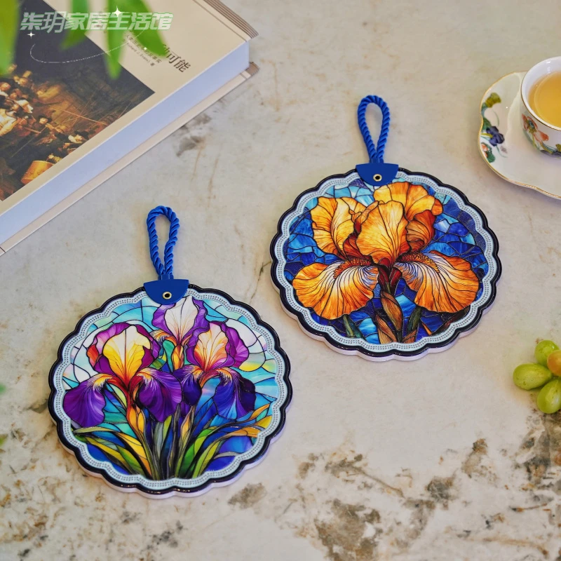 防烫锅垫浮雕隔热垫英式下午茶垫防滑耐高温餐桌垫陶瓷防烫垫家用