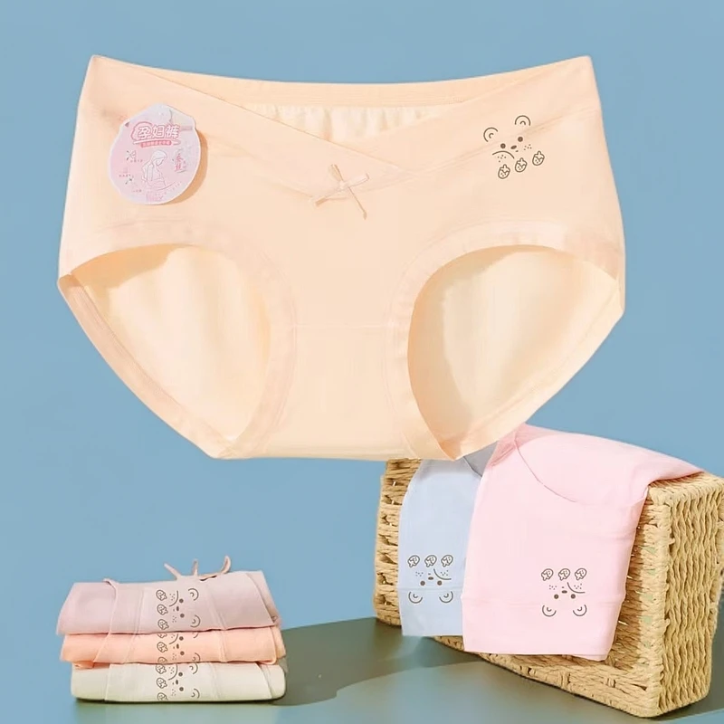 孕妇内裤底裤卡通 透气 吸汗低腰大码舒适高腰纯棉女士夏季少女