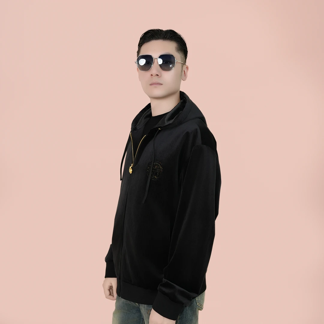 春季男装丝绒运动棉夹克6237682611