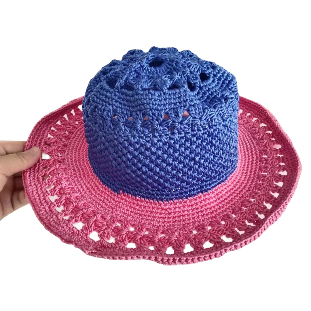 DIY手工编织镂空帽