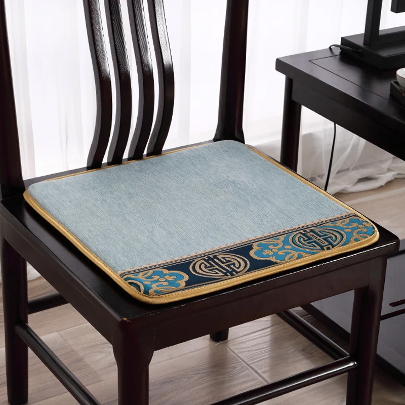 餐椅垫中式实木椅子坐垫家用防滑座椅垫屁垫四季通用凳子垫子加厚