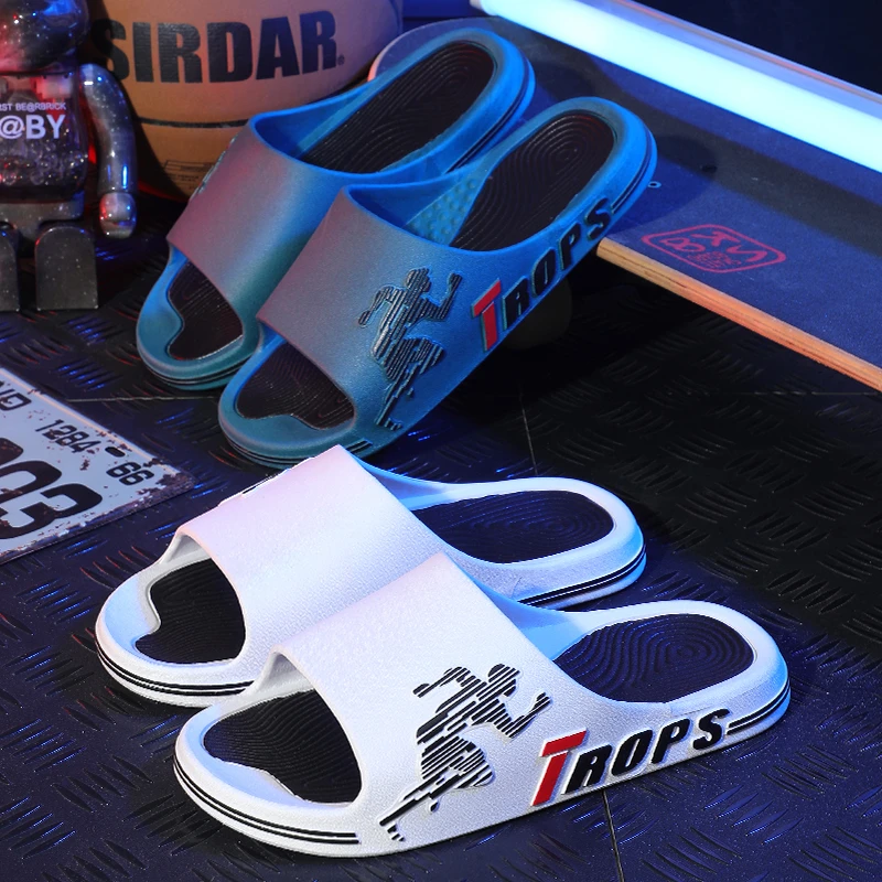 男士拖鞋外穿高级感防滑防臭2022新款踩屎感居家高端沙滩运动凉拖