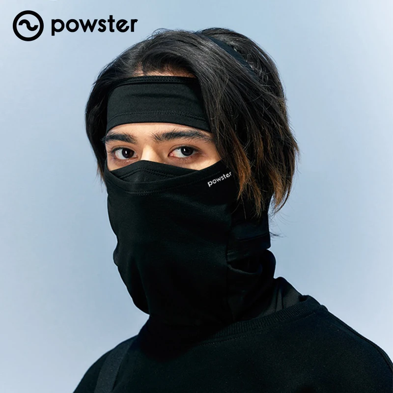 powster/powster滑雪保暖防寒面罩加绒速干头套遮脸