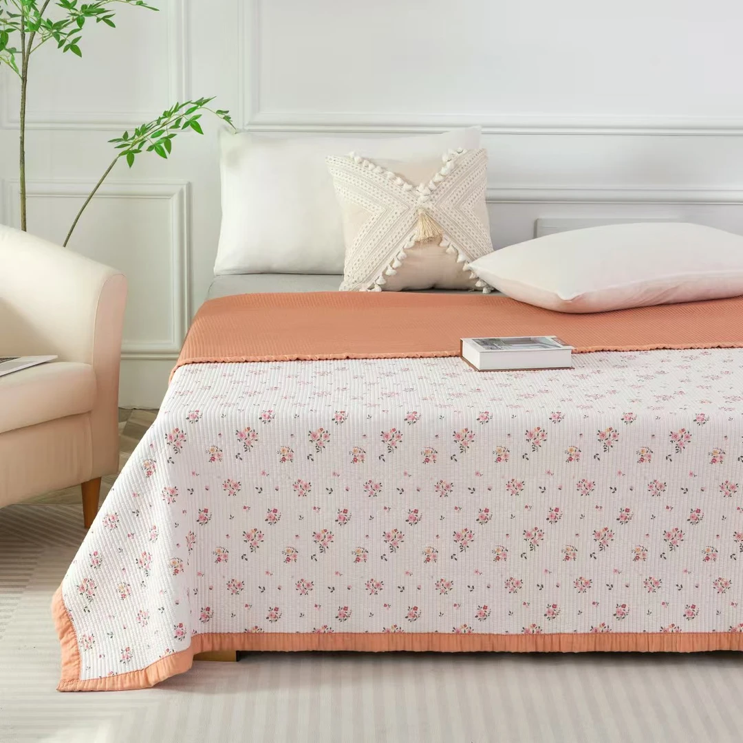 【多年专属】多年甄选超柔床盖印花小清新