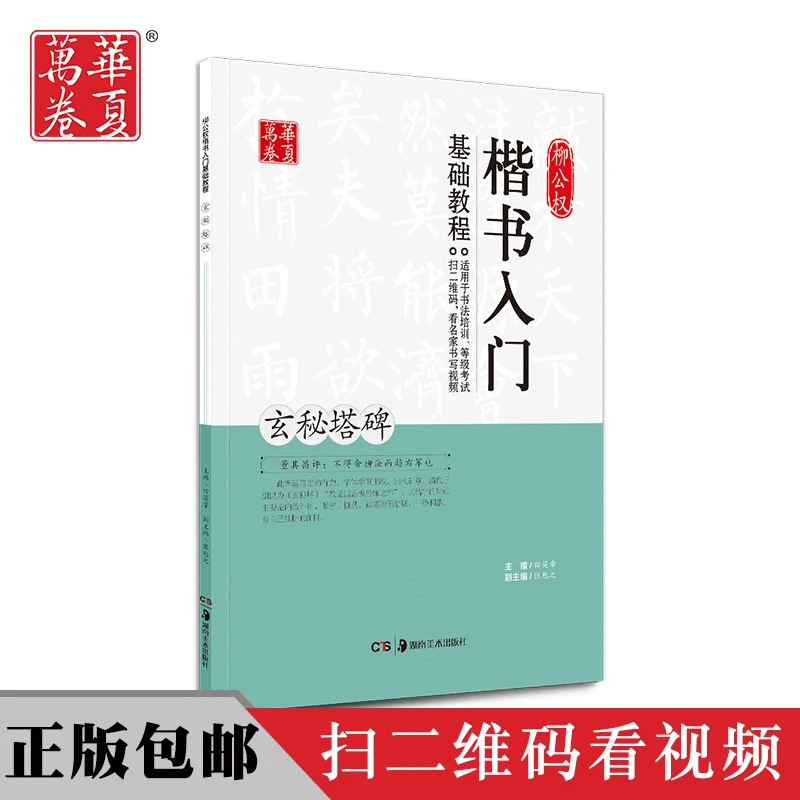 柳公权楷书入门基础教程玄秘塔碑柳体毛笔练字帖初学书法字帖