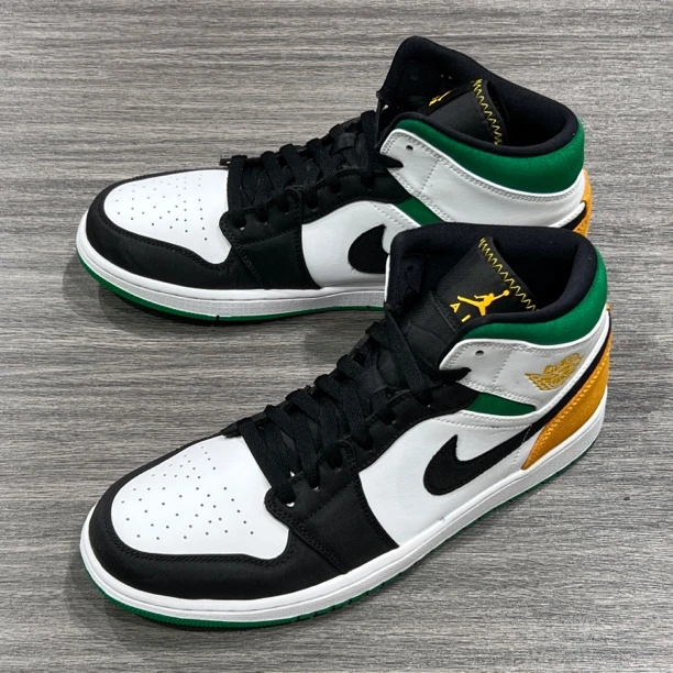 44.5码/AJ1白绿橙/高帮篮球鞋/99新/公价599 店