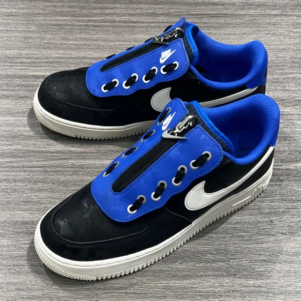 43码/NIKE/AF1黑蓝配色 低帮板鞋