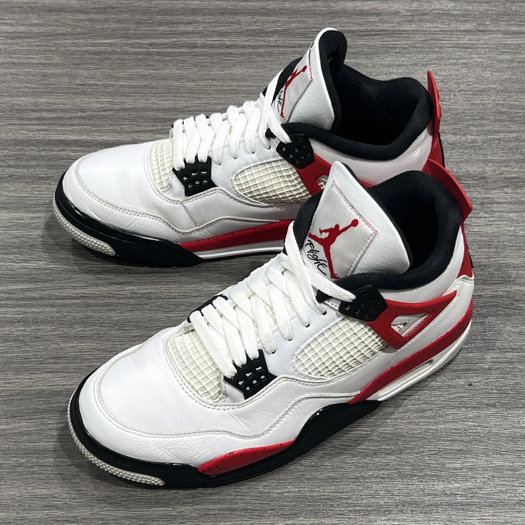 42.5码/AJ4白红 低帮篮球鞋 95新原盒 公价1499