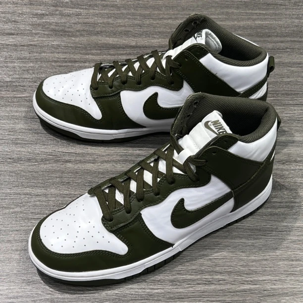 43码/NIKE/Dunk高帮军绿/95新/公价859 店