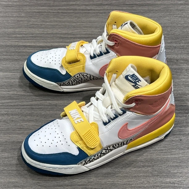 40码/AJ312黄粉 高帮板鞋 9新 公价1499