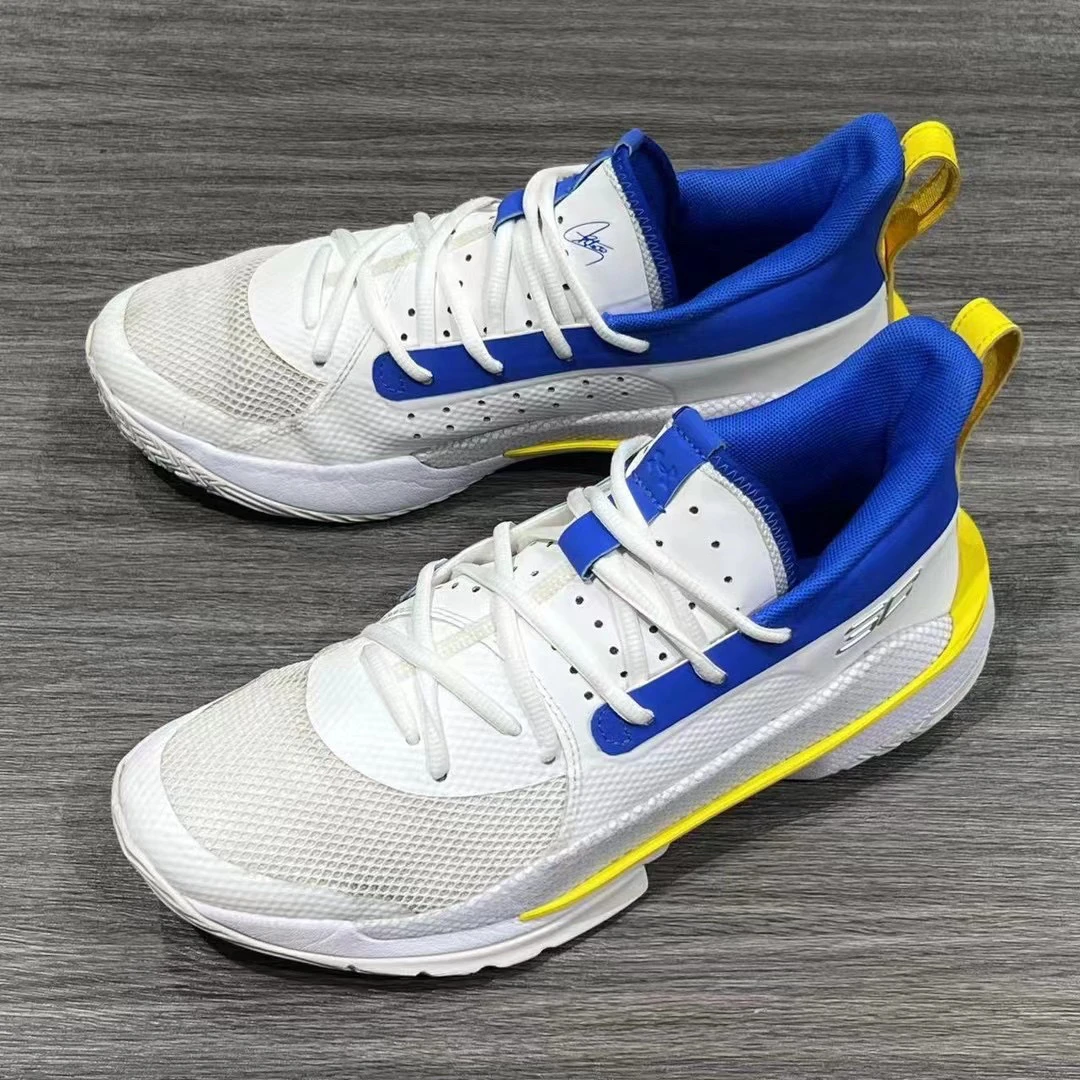 42.5码/库里7low白蓝 低帮篮球鞋 95新 公价1299