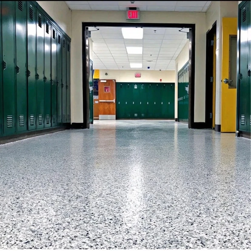 峰涂士仿大理石漆环氧彩砂自流平地坪漆水泥地面防滑耐磨防水家用