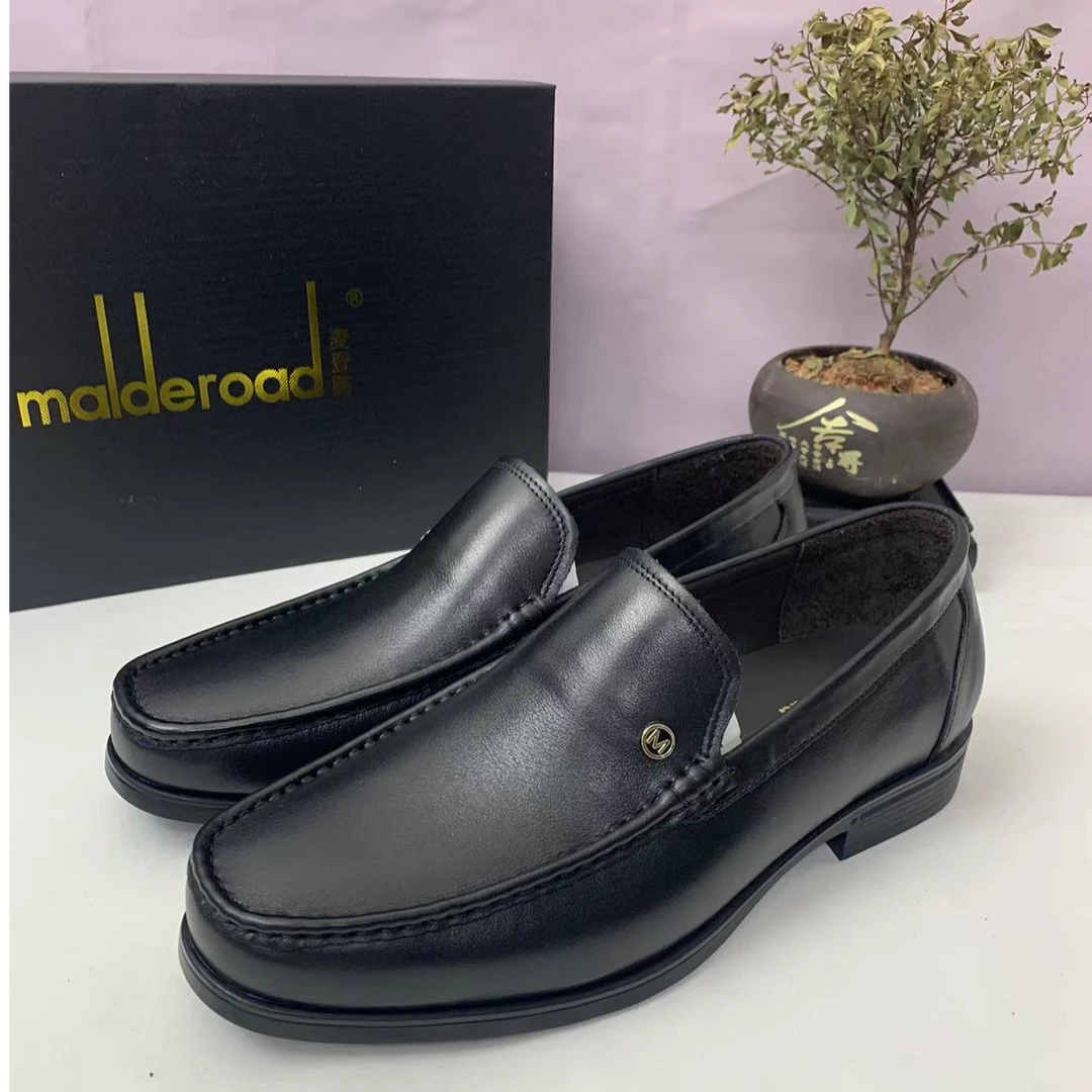 malderoad/麦登路D192311B头层牛皮乐福鞋男士男款舒适时尚透气