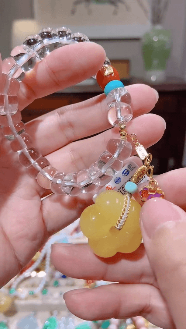 【闪购商品】水晶手链18K金镶嵌商品