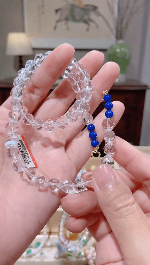 【闪购商品】水晶手链18K金镶嵌商品