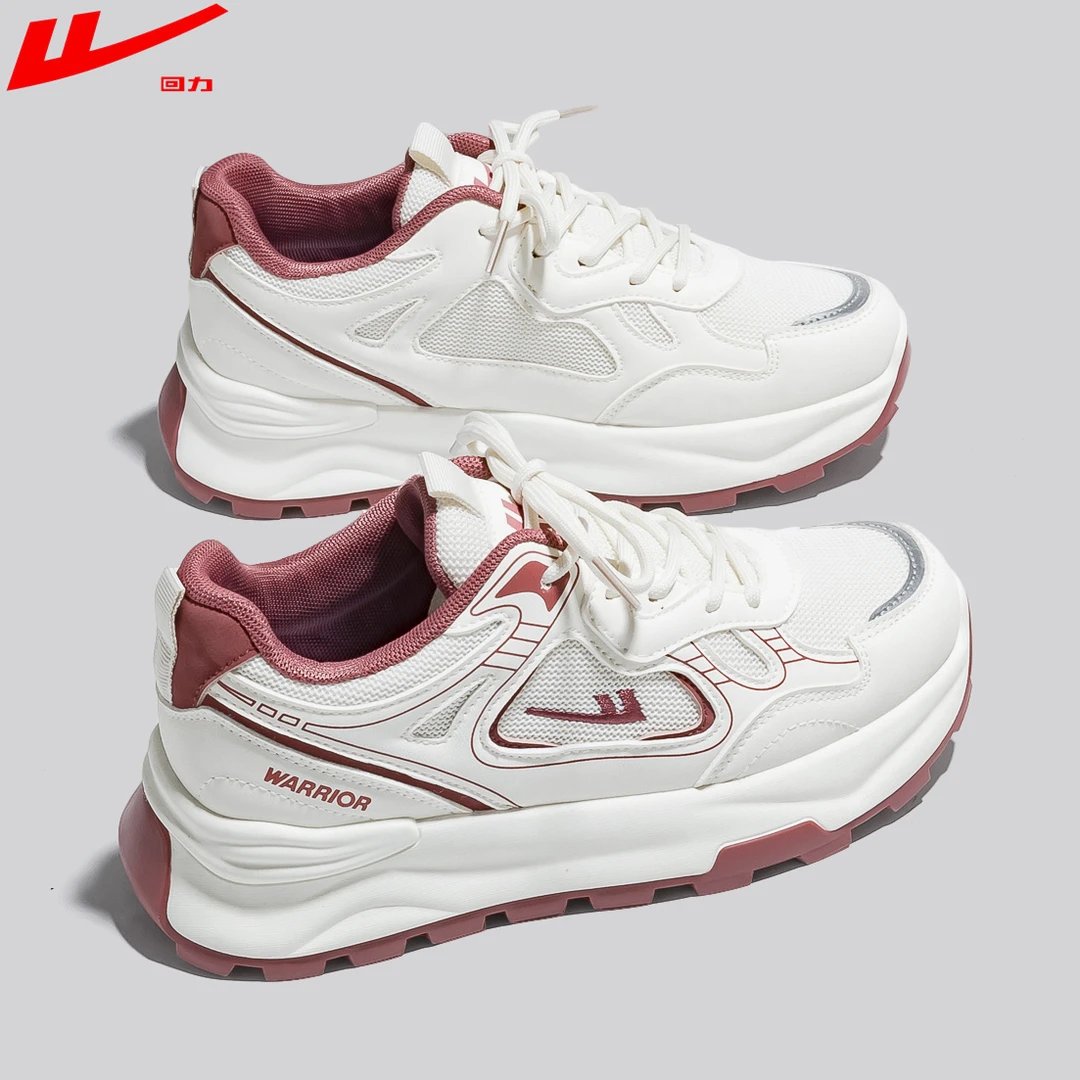 回力女款老爹鞋2024春秋百搭洋气又时尚高级厚底品牌流行女鞋3713