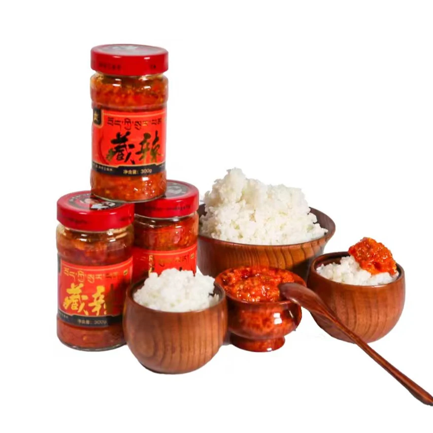 藏辣菜椒酱米饭专业纯手工制作300g1瓶