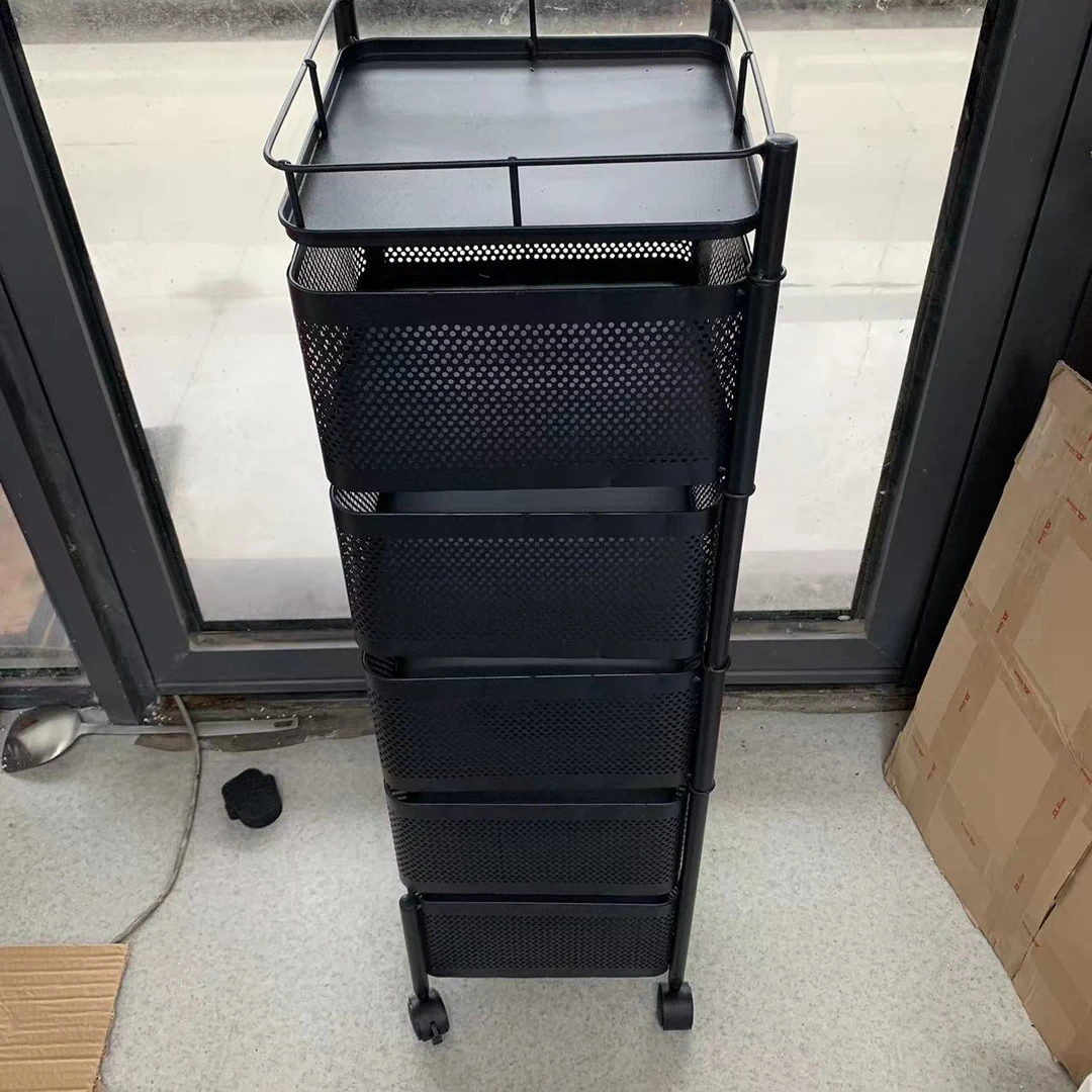 四层碳钢收纳置物架