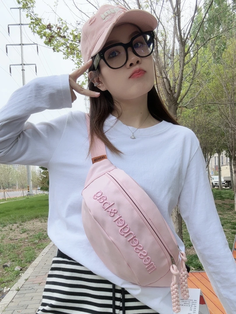 【崔崔新款单肩斜跨胸包-如意结胸包】