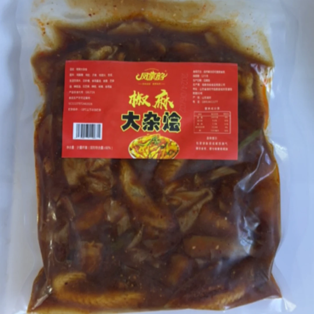 【凤掌韵】椒麻大杂烩（2kg，鸡胸、鸡肚、鸡爪、贡菜）