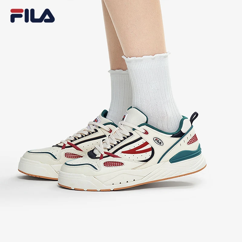 Fila/斐乐SLAM呼吸板鞋男女新款复古潮流百搭休闲鞋F12W231217