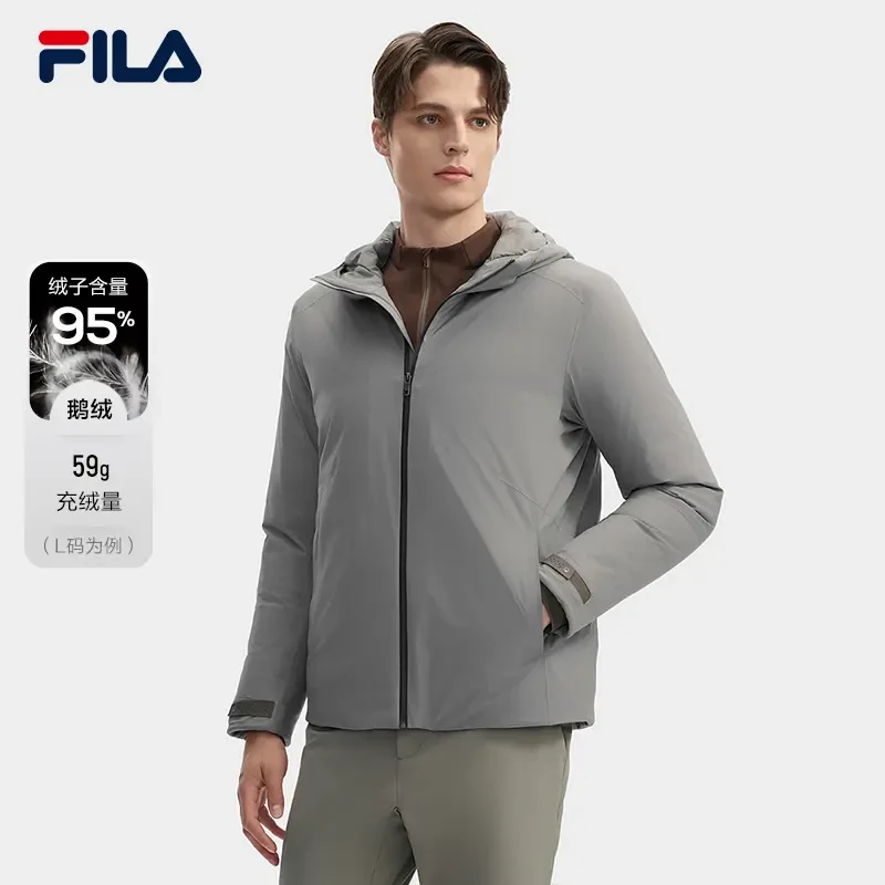 fila/斐乐 【防风保暖鹅绒】冬季新款运动外套羽绒服休闲舒适