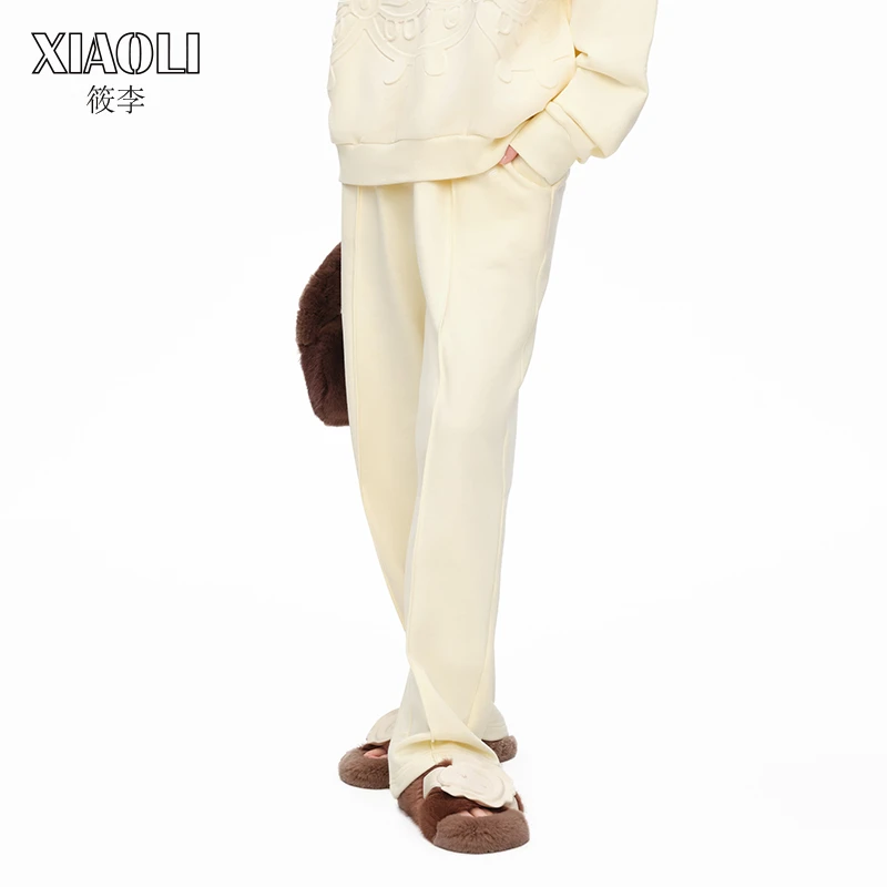 【设计师品牌XIAOLI筱李】23新品运动针织卫裤休闲裤长裤夏季新品