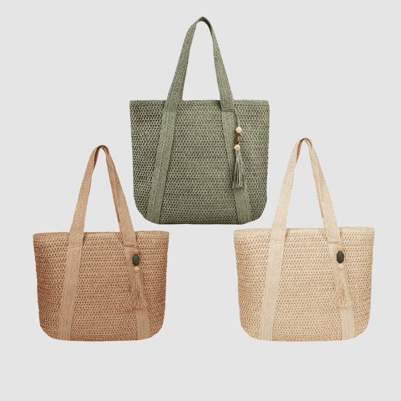 休闲夏季单肩编织包肩包时尚百搭托特包