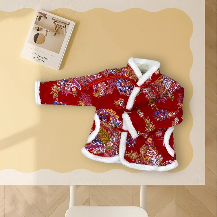 东北大花袄儿童花棉袄2025新款爆款网红花棉袄花棉袄儿童0-7岁