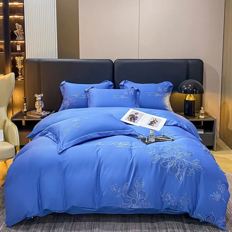 【张总专属】2023款水洗锦上花刺绣系列四件套