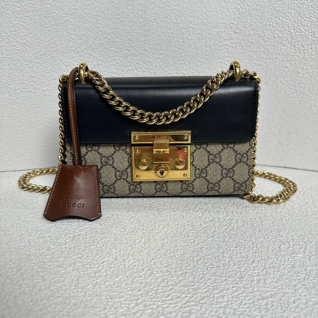 95新 GUCCI/古驰 【阿庞】01873/Padlock系列/小号月光宝盒/20底长