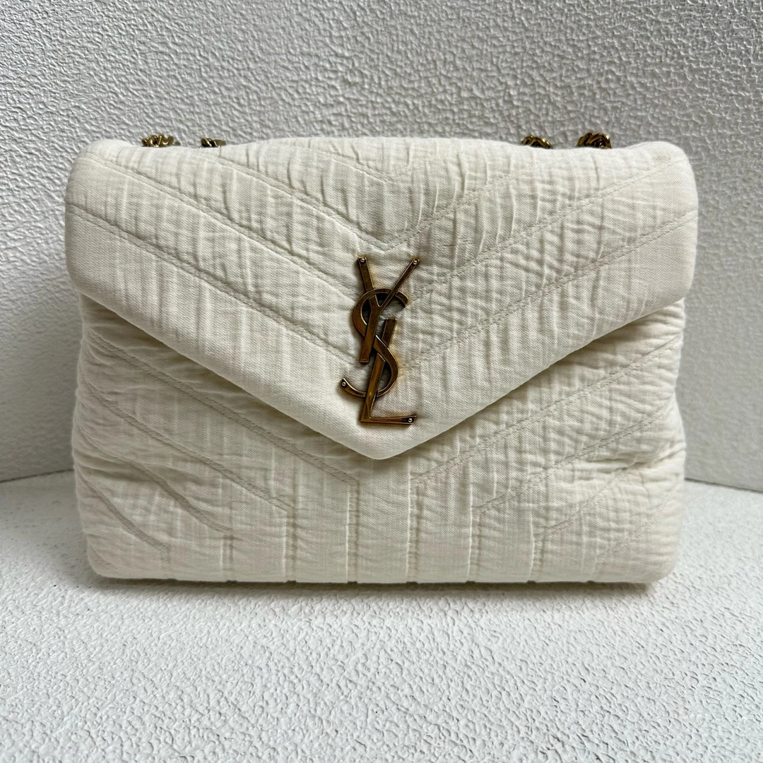 99新 YSL/圣罗兰 【阿庞】j00796/loulou小号/斜挎单肩包/23底长