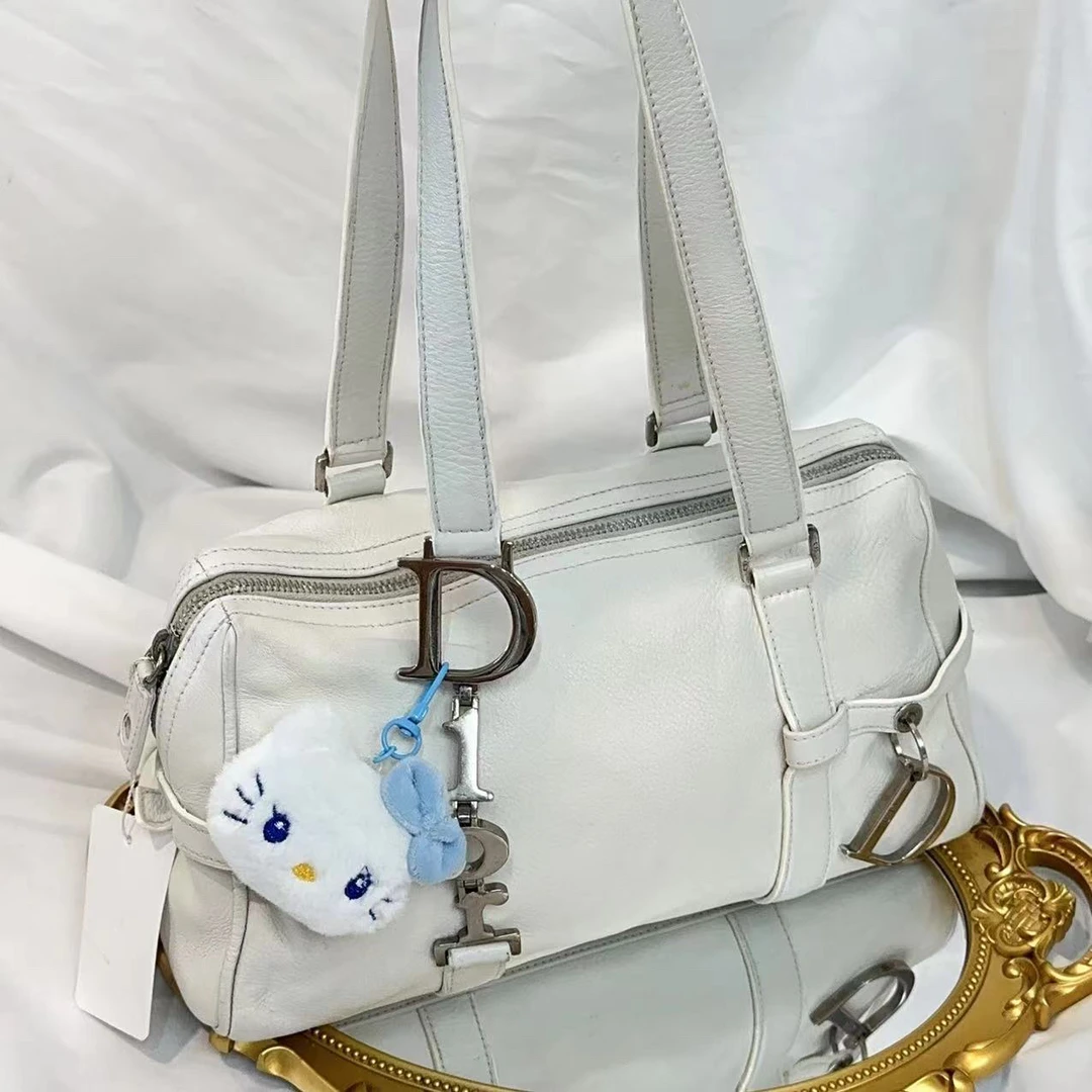 95新 DIOR/迪奥 聪聪/迪奥白色单肩包