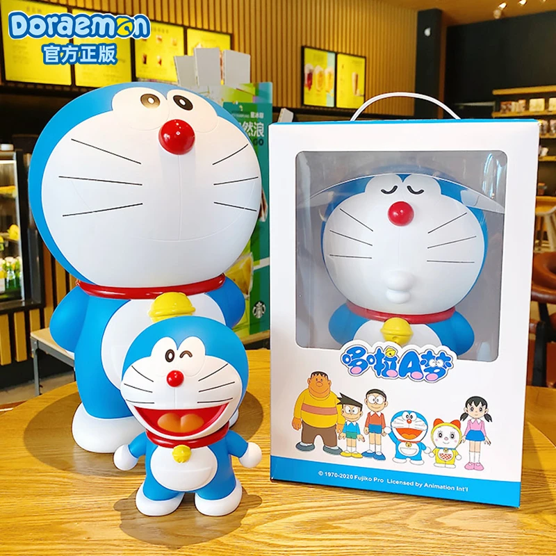 哆啦a梦公仔系列礼物手办摆件存钱罐 儿童生日礼物机器猫小叮当猫