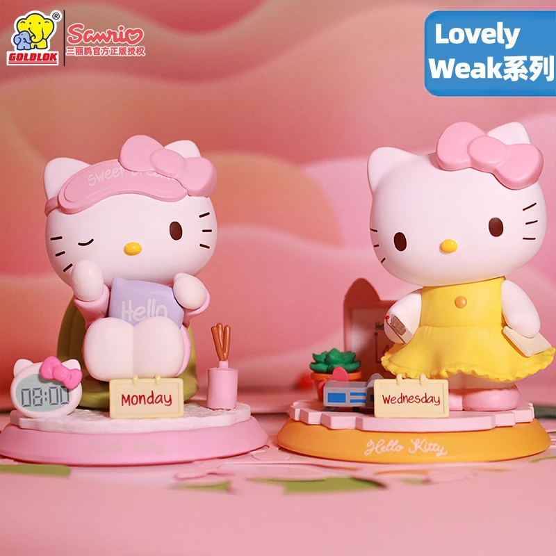 官方正品hellokitty盲盒生日礼物哈喽KT猫三丽鸥玩具手办可爱潮玩