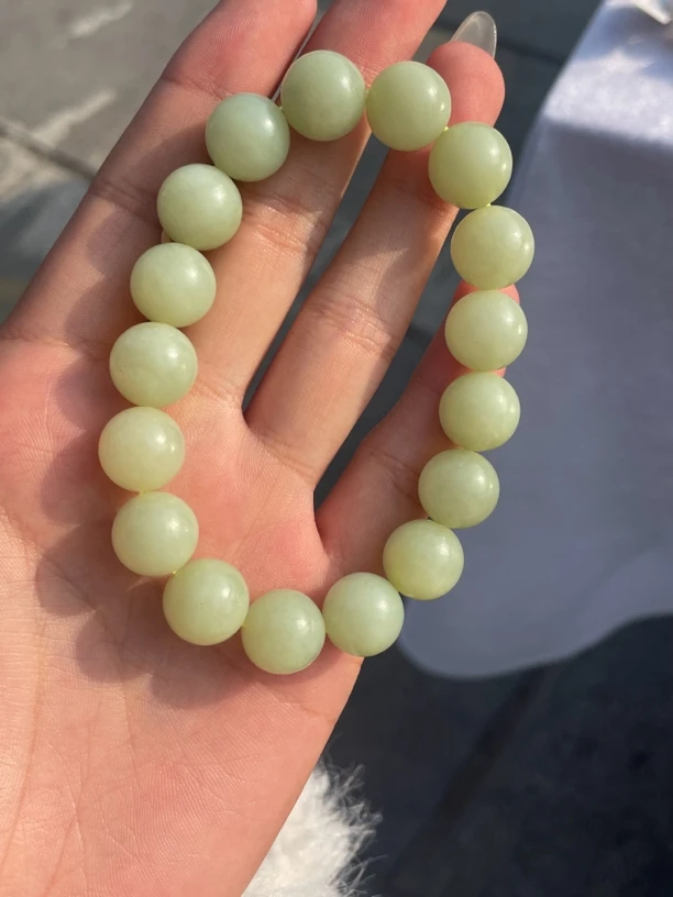 天然和田玉手串卡12