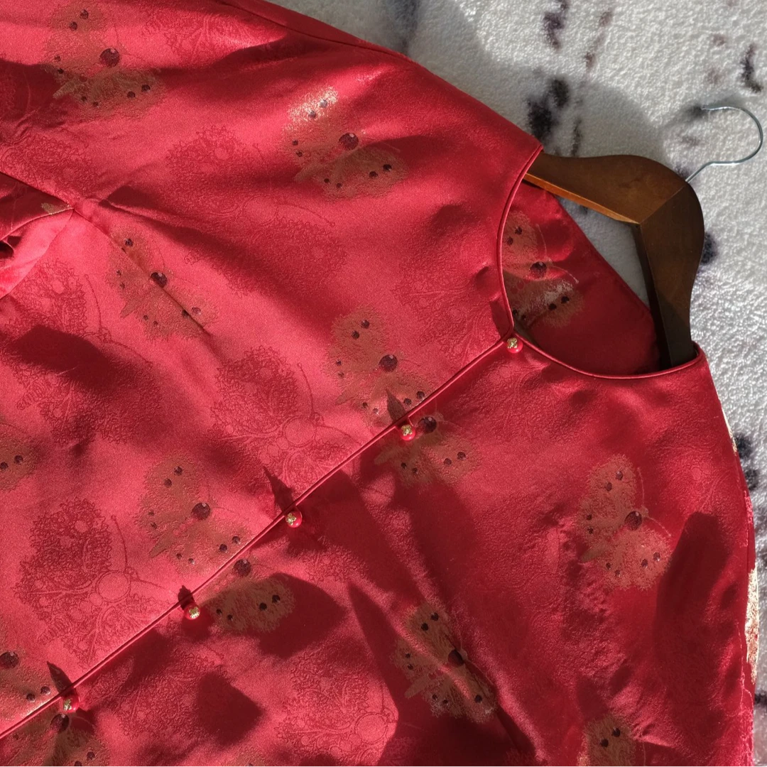 『语盈』新中式桑蚕丝秋冬宽松国风棉衣DGWW2739