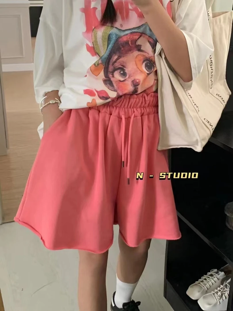 （梓淳家工作室）短裤百搭宽松显瘦