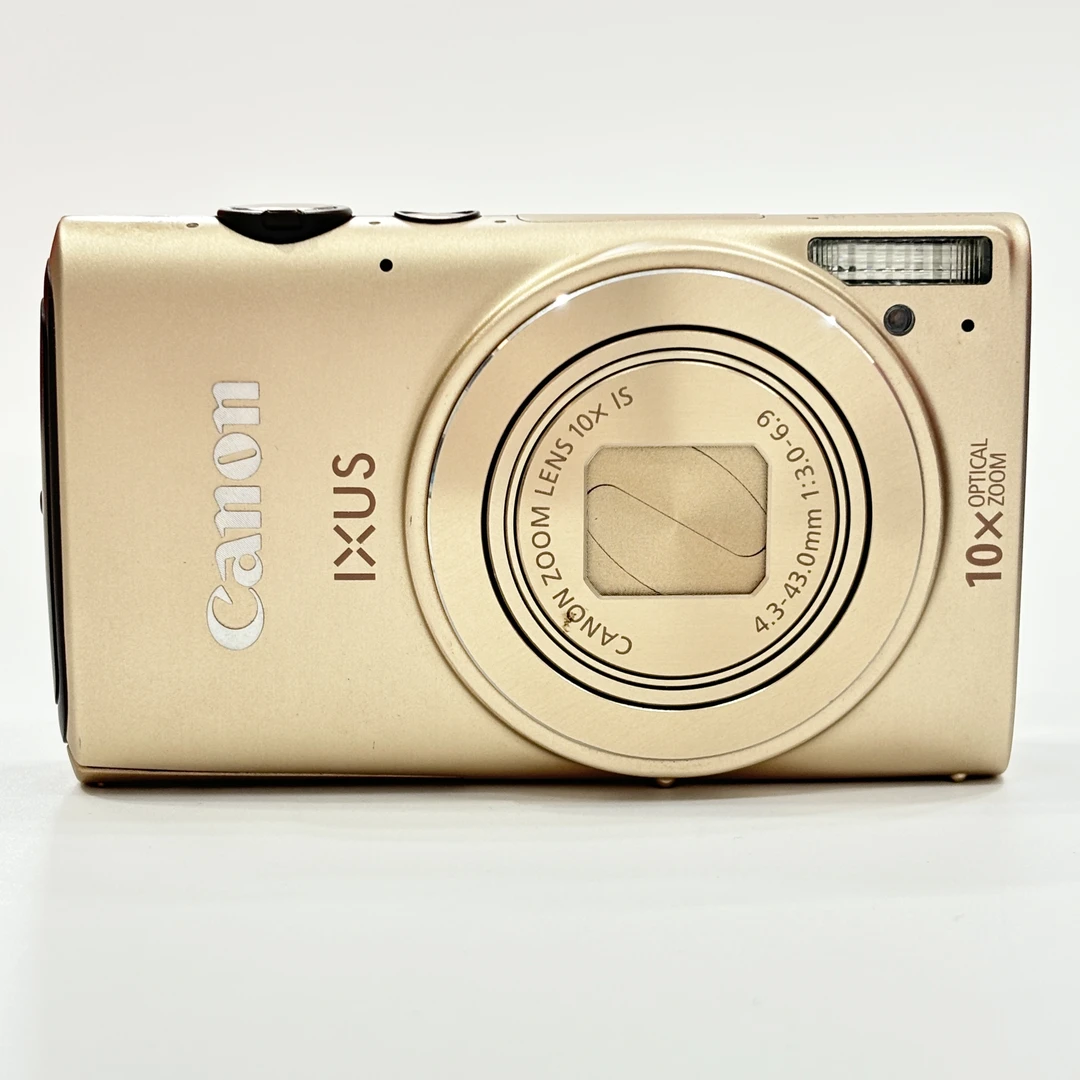 95新 Canon/佳能 ixus255金色1210万像素10倍变焦复古ccd数码相机