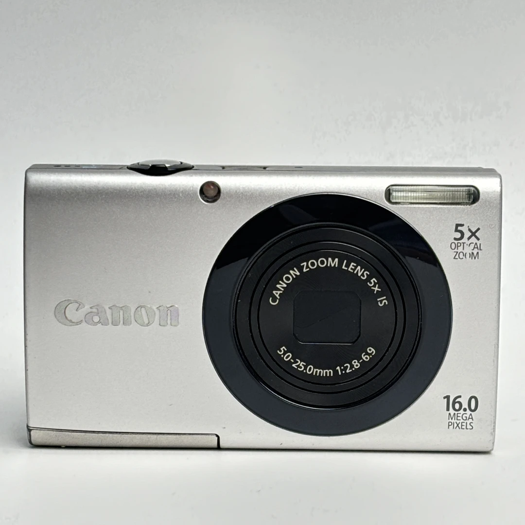 95新 Canon/佳能 a3400银色原盒1610万像素5倍变焦复古ccd相机
