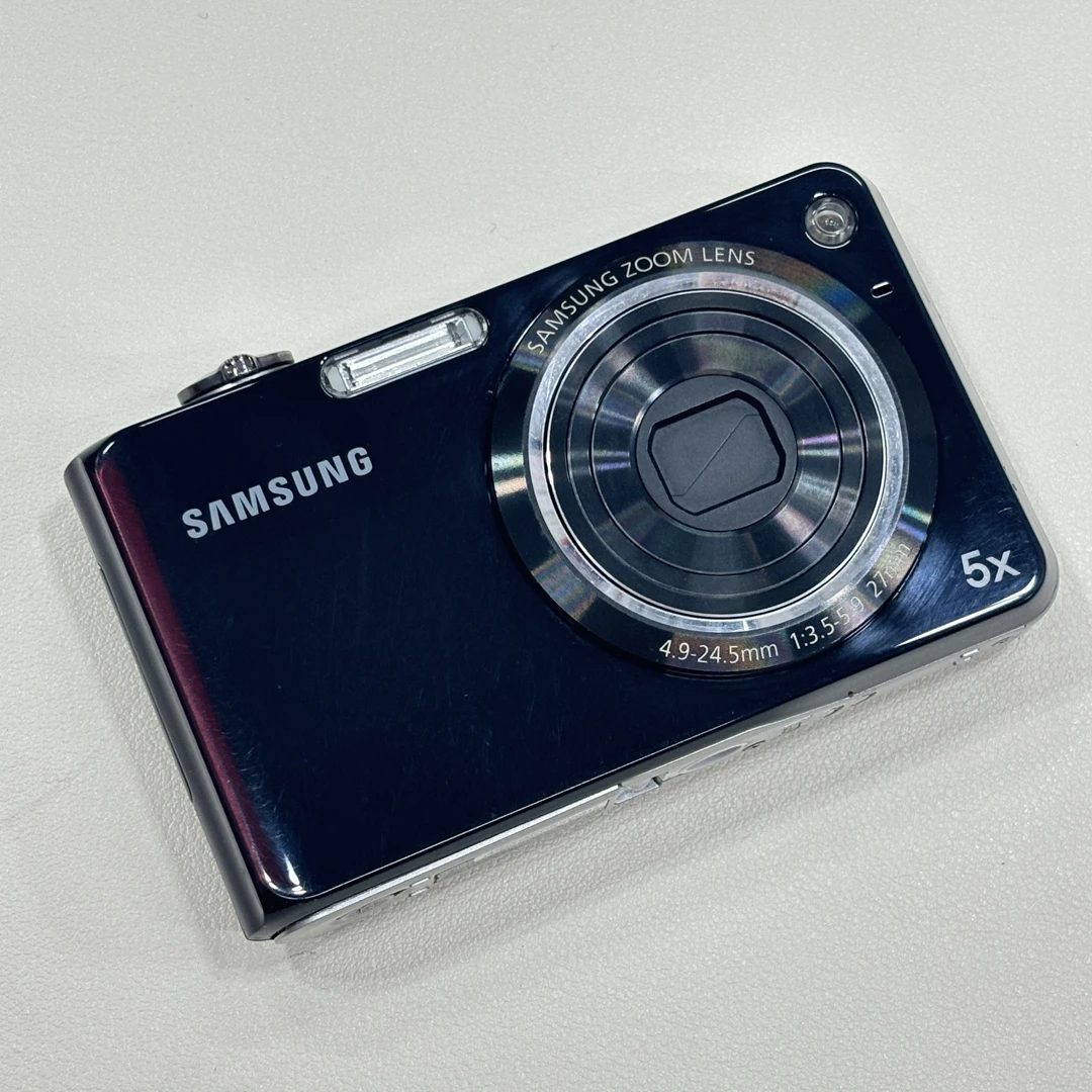 95新 Samsung/三星 pl150黑色双面屏1240w像素5倍光学变焦复古ccd
