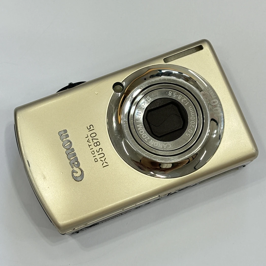 95新 Canon/佳能 ixus870金色1000w像素4倍光学变焦复古ccd相机