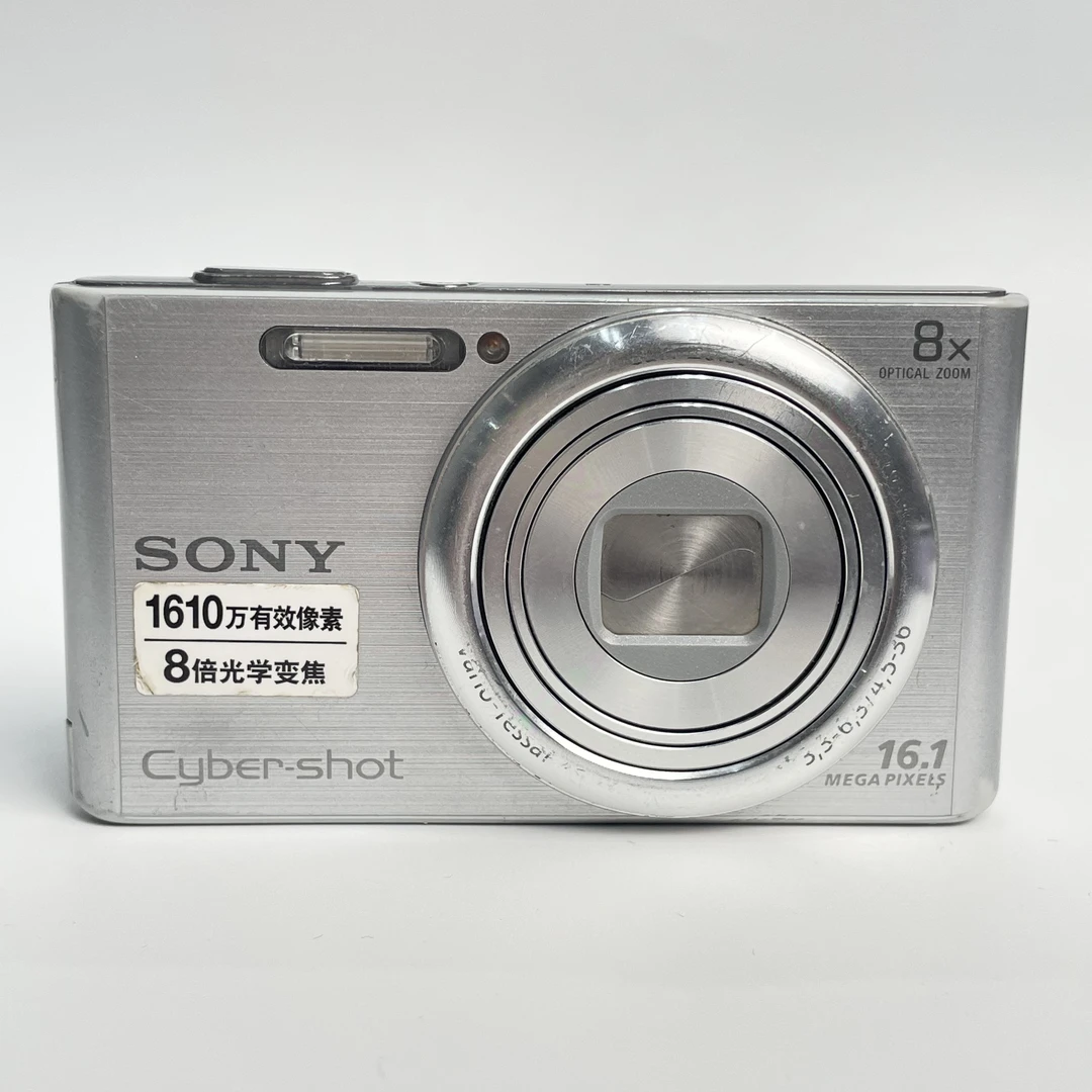 95新 Sony/索尼 w730银色1610万像素8倍变焦复古ccd数码相机