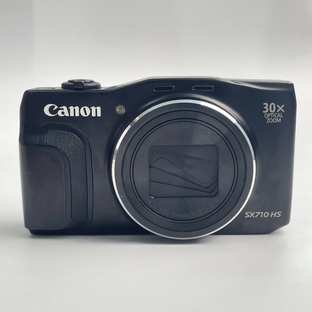 95新 Canon/佳能 sx710黑色2110万像素30倍变焦复古ccd数码相机