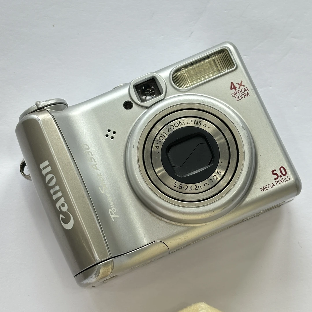 9新 Canon/佳能 a530面包机500万像素4倍变焦复古ccd数码相机