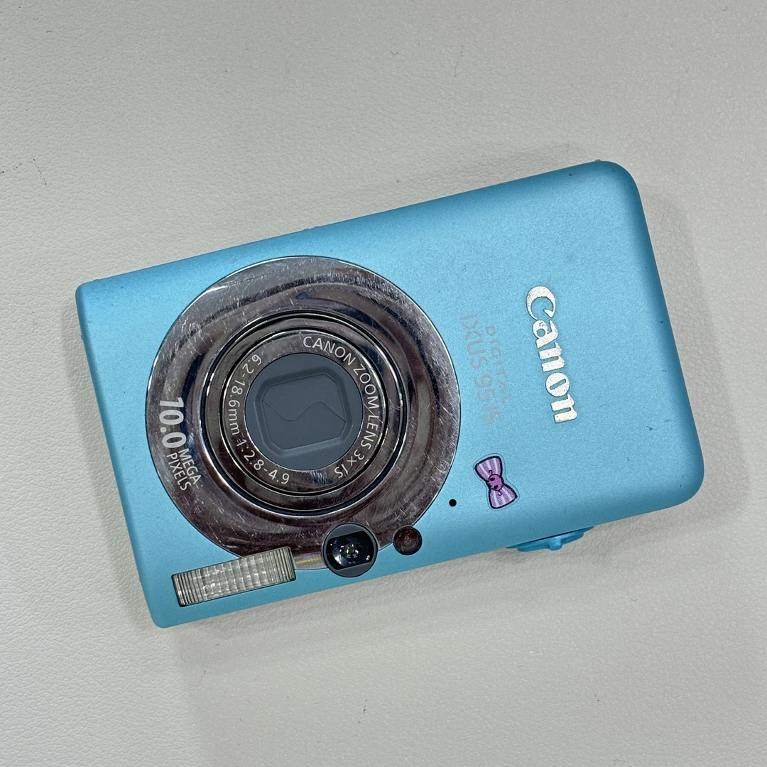 9新 Canon/佳能 ixus95蓝色1000万像素3倍变焦复古ccd数码相机