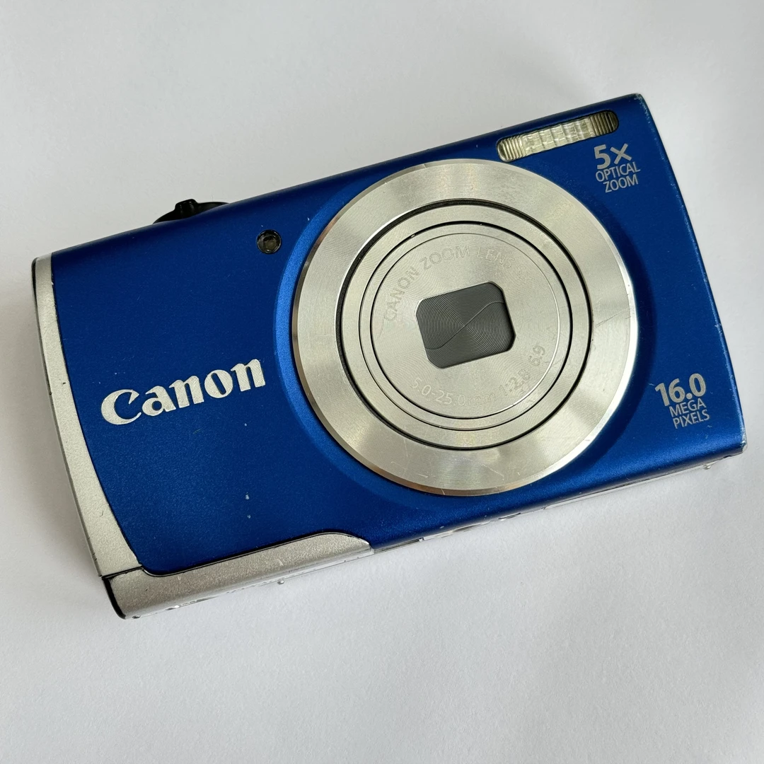 9新 Canon/佳能 a2600蓝色1600w像素5倍光学变焦复古ccd相机