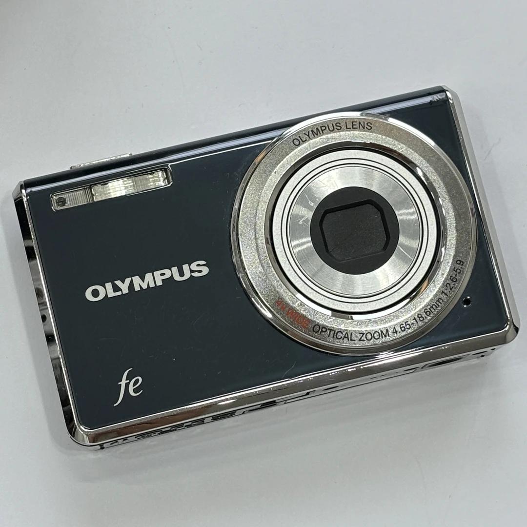 9新 Olympus/奥林巴斯 fe4010黑色1200万像素4倍变焦复古ccd相机
